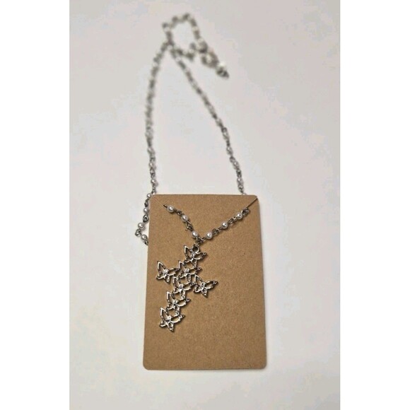 Jewelry Lot Cross Religious Crystal Theme Clean Curated Bundle Free Gift - Picture 9 of 16